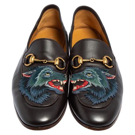 gucci loafers wolf